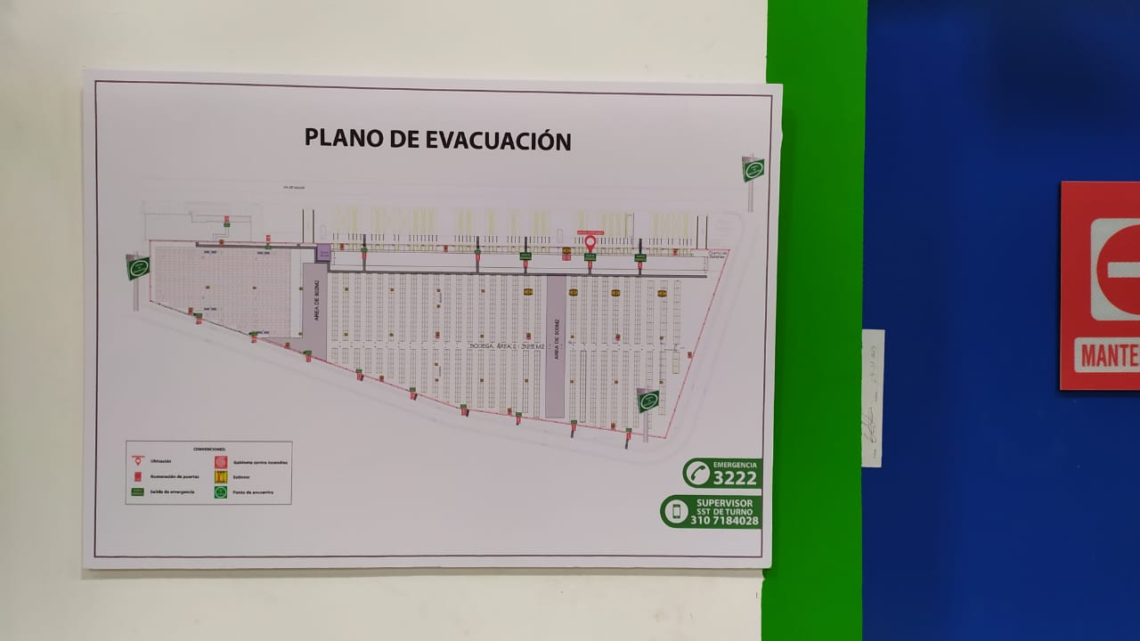 Planos de evacuación 2023